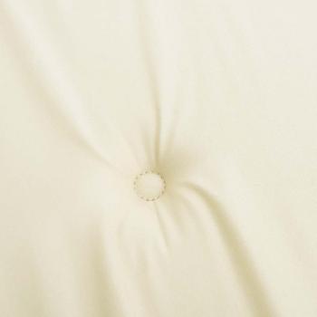 Gartenbank-Auflage Creme 100x50x3 cm Oxford-Gewebe