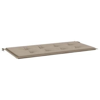 Gartenbank-Auflage Taupe 100x50x3 cm Oxford-Gewebe