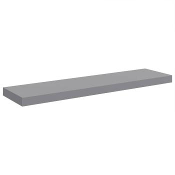 Schwebende Wandregale 4 Stk. Grau 90x23,5x3,8cm MDF