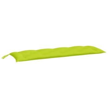 Gartenbank-Auflagen 2 Stk. Knallgrün 150x50x7 cm Oxford-Gewebe