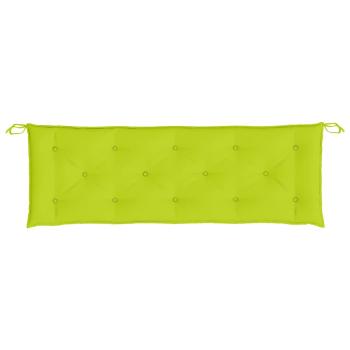 Gartenbank-Auflagen 2 Stk. Knallgrün 150x50x7 cm Oxford-Gewebe