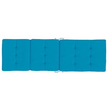 Liegestuhl-Auflagen 2 Stk. Hellblau Oxford-Gewebe