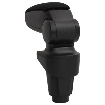 Auto-Armlehne für Fiat 500L (2012) Schwarz 14x35x(37?53) cm ABS