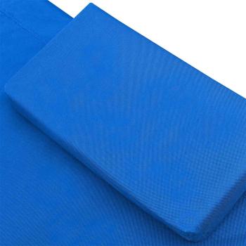 Sonnenliege Stoff Blau