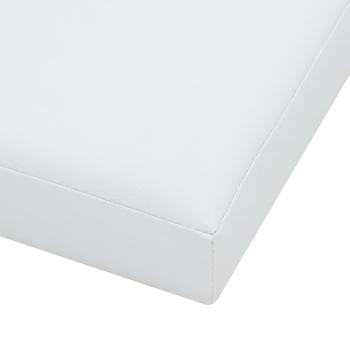 Hocker mit Stauraum Wei? Kunstleder