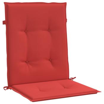 Gartenstuhlauflagen für Niedriglehner 6 Stk. Rot 100x50x3 cm