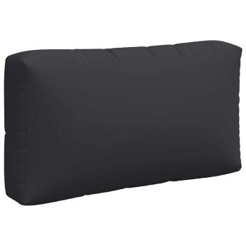 Palettenkissen 3-tlg. Schwarz Stoff