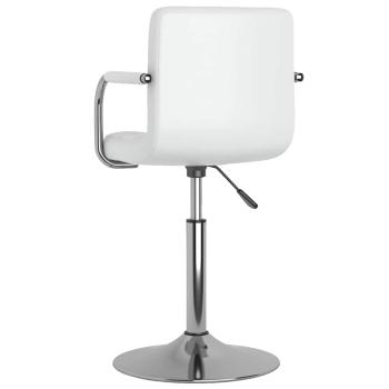 Barhocker Weiß Kunstleder