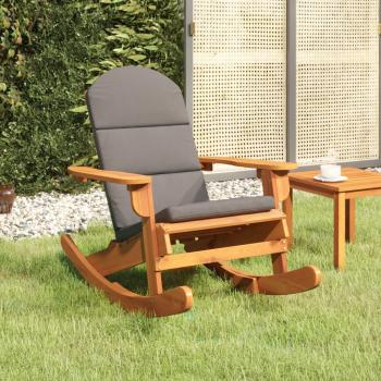 ARDEBO.de - Adirondack-Schaukelstuhl mit Kissen Massivholz Akazie