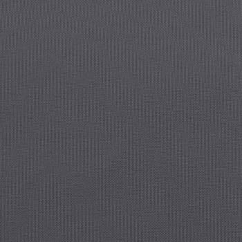 Kissen Rund Anthrazit Ø 100x11 cm Oxford-Gewebe