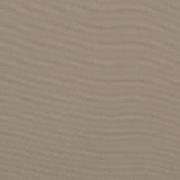 Kissen Rund Taupe Ø 60 x 11 cm Oxford-Gewebe