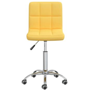 Bürostuhl Drehbar Senfgelb Stoff