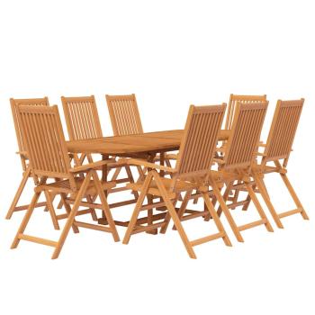 9-tlg. Garten-Essgruppe Massivholz Akazie 160-240 cm