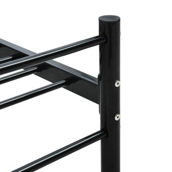 Bettgestell Schwarz Metall 90?200 cm