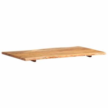 Tischplatte Massivholz Akazie 100x(50-60)x2,5 cm