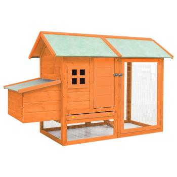 ARDEBO.de - Hühnerkäfig 170x81x110 cm Kiefernholz & Tannenholz