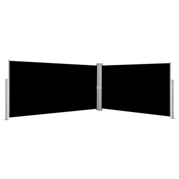 ARDEBO.de - Seitenmarkise Ausziehbar Schwarz 160×600 cm