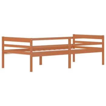 Massivholzbett Honigbraun Kiefer 90x200 cm