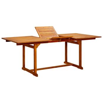 ARDEBO.de - Garten-Esstisch (150-200)x100x75 cm Massivholz Akazie