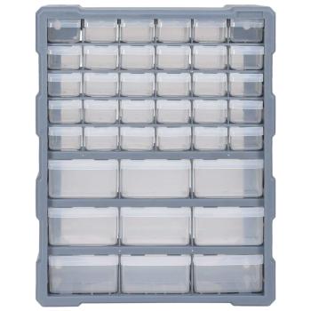 Multi-Schubladen-Organizer mit 39 Schubladen 38x16x47 cm