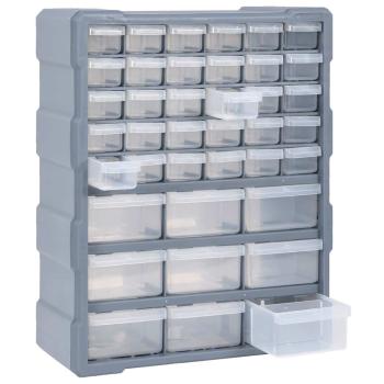 Multi-Schubladen-Organizer mit 39 Schubladen 38x16x47 cm