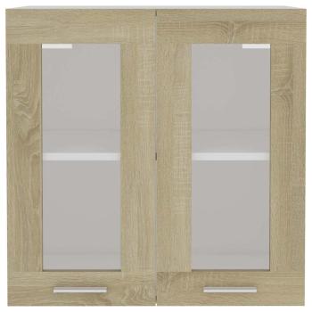 Hängeglasschrank Lyon Sonoma-Eiche 60x31x60 cm Holzwerkstoff