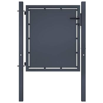 ARDEBO.de - Gartentor aus Stahl 100 x 100 cm Anthrazit