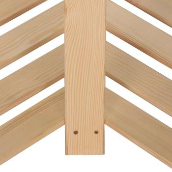 Eck-Lagerregal mit 5 B?den 82,5x82,5x170 cm Massivholz Kiefer