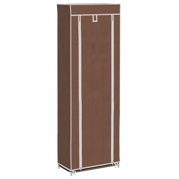 Schuhschrank Schuhregal 8 Schicht 57 x29 x162 cm Braun