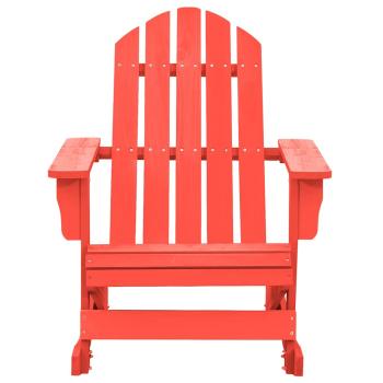 Adirondack-Schaukelstuhl Massivholz Tanne Rot