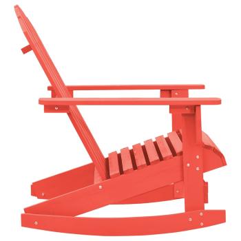 Adirondack-Schaukelstuhl Massivholz Tanne Rot