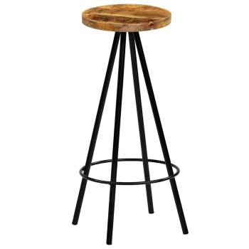 Barhocker 4 Stk. Massivholz Mango