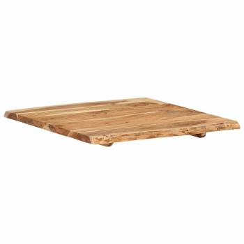 Tischplatte Massivholz Akazie 58x(50-60)x2,5 cm