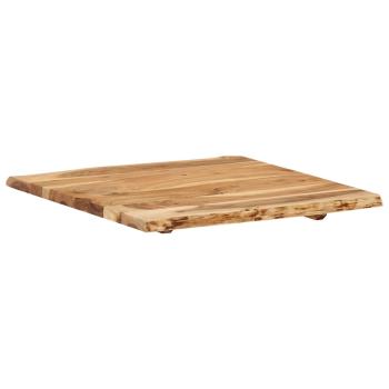 Tischplatte Massivholz Akazie 58x(50-60)x2,5 cm