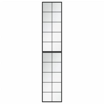 Wandspiegel 2 Stk. Schwarz 100x40 cm Metall