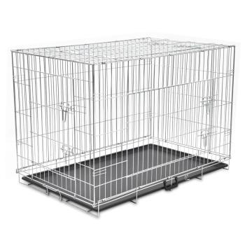ARDEBO.de - Faltbare Hundebox Metall XXL