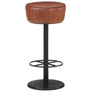 ARDEBO.de - Barhocker Braun Echtleder