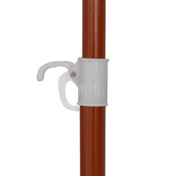 Sonnenschirm mit Stahl-Mast 240 cm Sandweiß