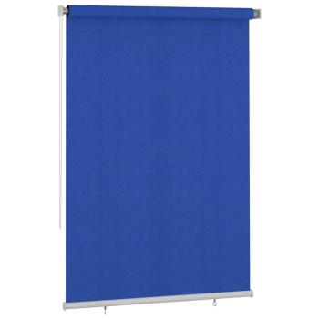 Außenrollo 165 (B)x230 (H) cm Blau HDPE