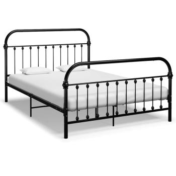 ARDEBO.de - Bettgestell Schwarz Metall 120x200 cm