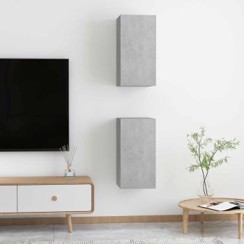 2 stk. Beton Grau Holzwerkstoff