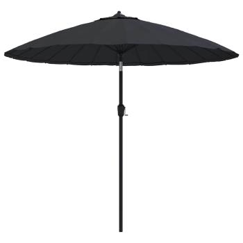 Sonnenschirm mit Aluminium-Mast 250 cm Schwarz