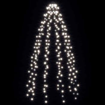 Weihnachtsbaum-Lichternetz mit 250 LEDs Kaltweiß 250 cm