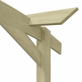 Garten-Pergola Kiefernholz Imprägniert 180x210x40 cm