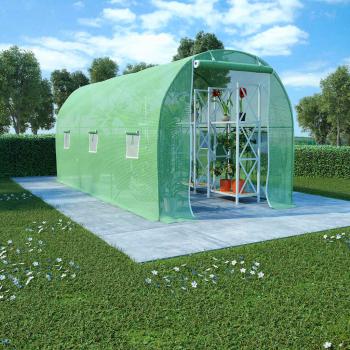 ARDEBO.de - Gewächshaus 9 m² 4,5x2x2 m