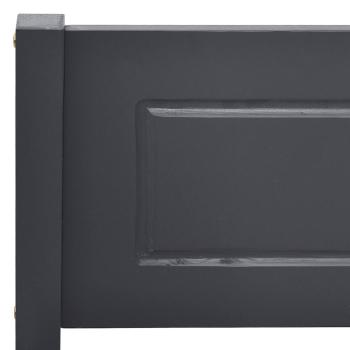 Massivholzbett Kiefer Grau 160x200 cm