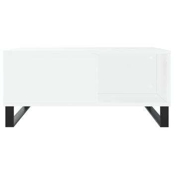 Couchtisch Weiß 80x80x36,5 cm Holzwerkstoff