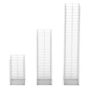 Gabionen-Set 3-tlg. Verzinkter Draht