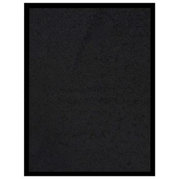 ARDEBO.de - Fußmatte Schwarz 40x60 cm