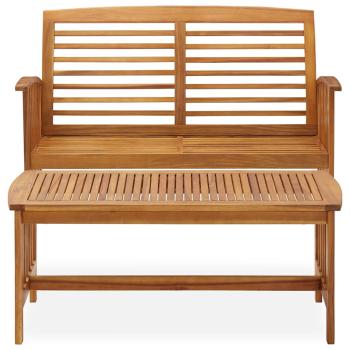 2-tlg. Garten-Lounge-Set Massivholz Akazie